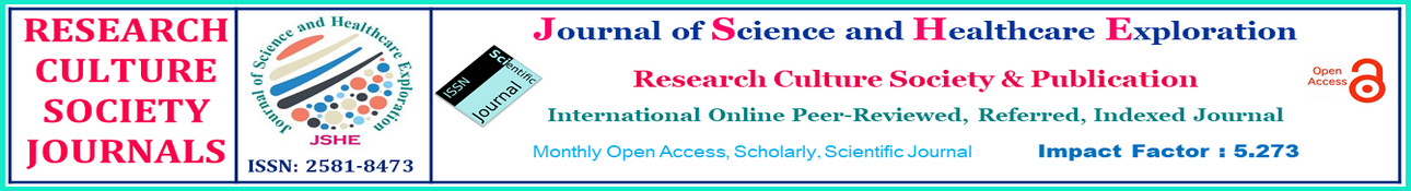 Journal of Science and Healthcare Exploration   (JSHE)  [ ISSN(O): 2581-8473 ]  –  Refereed, Peer-Reviewed International Research Journal